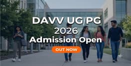 DAVV UG PG Direct Admission 2026 Open Till June 10